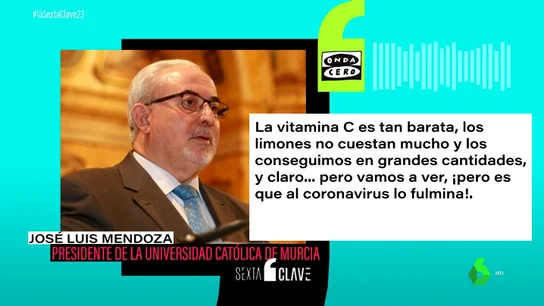José Luis Mendoza, presidente de la UCAM José Luis Mendoza, presidente de la UCAM
