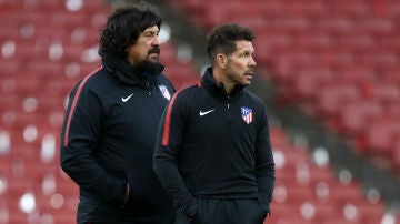 El 'Mono' Burgos y el 'Cholo' Simeone