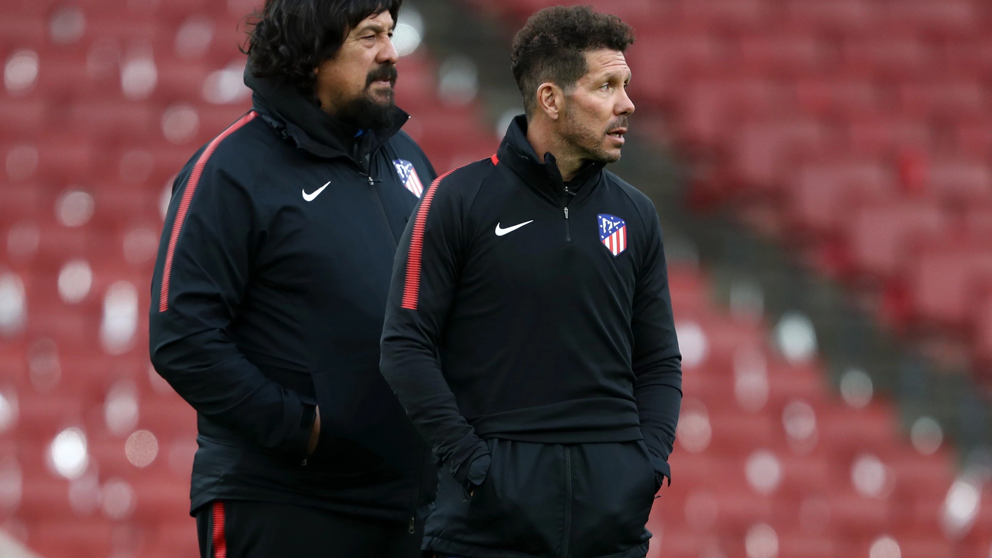 El 'Mono' Burgos y el 'Cholo' Simeone