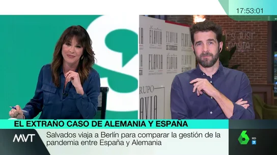 Gonzo y Salvados viajan a Alemania para comparar su gestión con la de España: "Tenemos el triple de muertos" Gonzo y Salvados viajan a Alemania para comparar su gestión con la de España: "Tenemos el triple de muertos"