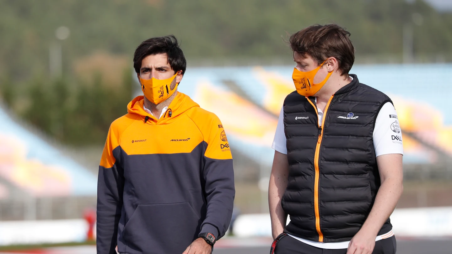 Carlos Sainz, en el GP de Turquía El español reconoce el circuito