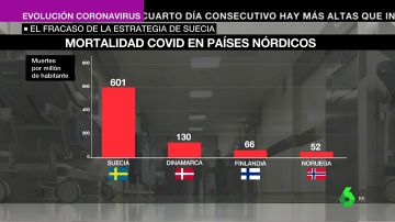 El rotundo fracaso del experimento sueco contra la pandemia: tiene 11 veces más muertos que los países de su entorno