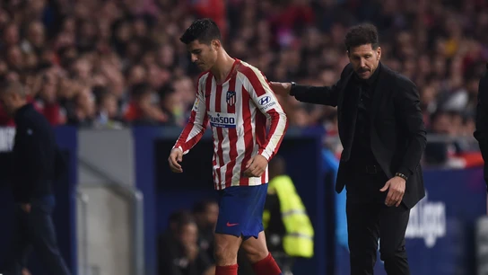Álvaro Morata y Diego Pablo Simeone Álvaro Morata y Diego Pablo Simeone