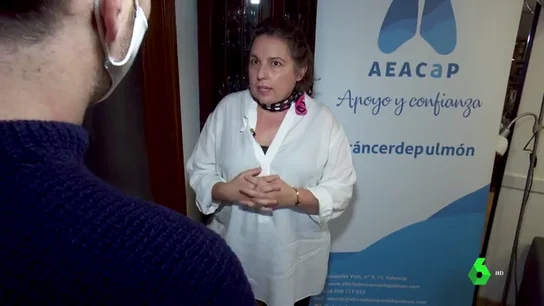Inma, paciente con cáncer de pulmón Inma, paciente con cáncer de pulmón