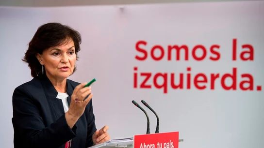 La vicepresidenta primera del Gobierno, Carmen Calvo La vicepresidenta primera del Gobierno, Carmen Calvo