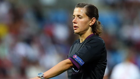 Katerina Monzul, en un partido Katerina Monzul, en un partido