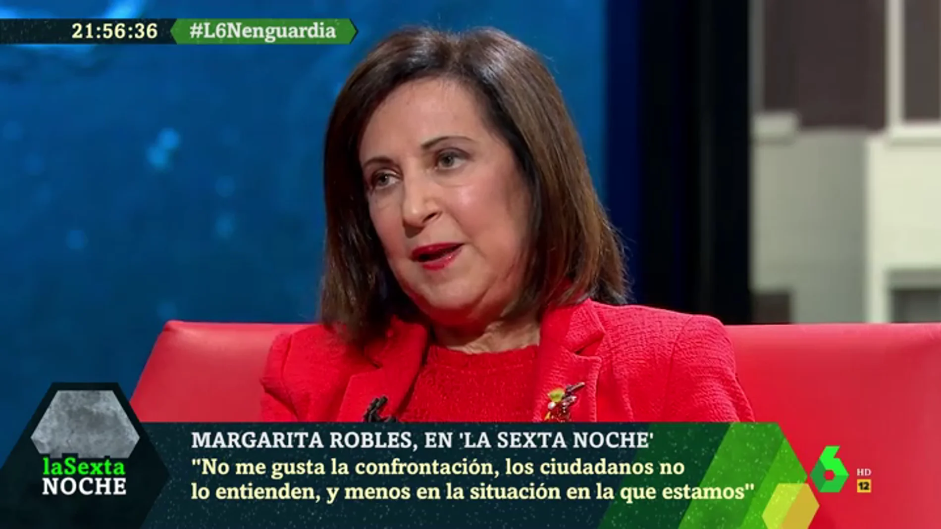 Margarita Robles en laSexta Noche