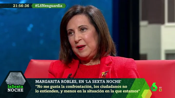 Margarita Robles en laSexta Noche