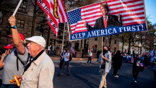 Imagen de la manifestación en apoyo a Donald Trump en Washington Imagen de la manifestación en apoyo a Donald Trump en Washington