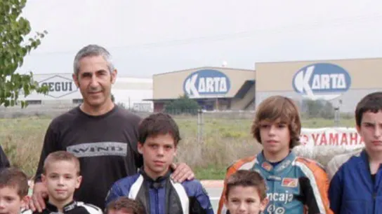 Chicho Lorenzo, con Joan Mir Chicho Lorenzo, con Joan Mir