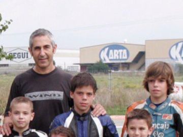 Chicho Lorenzo, con Joan Mir