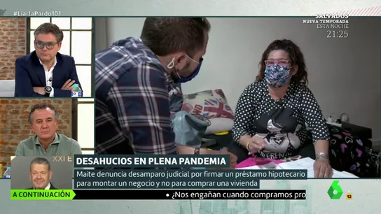 Maite, desahuciada junto a sus dos hijas y su madre: "Pedí al juez ir a la cárcel y dejar la casa a mi madre" Maite, desahuciada junto a sus dos hijas y su madre: "Pedí al juez ir a la cárcel y dejar la casa a mi madre"