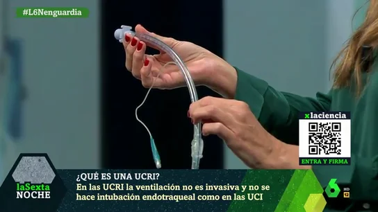 Imagen del tubo que se usa en las UCI Imagen del tubo que se usa en las UCI