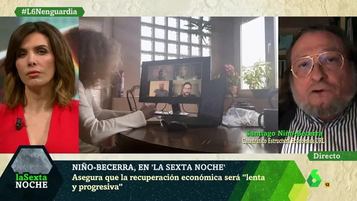 El economista Niño-Becerra en laSexta Noche