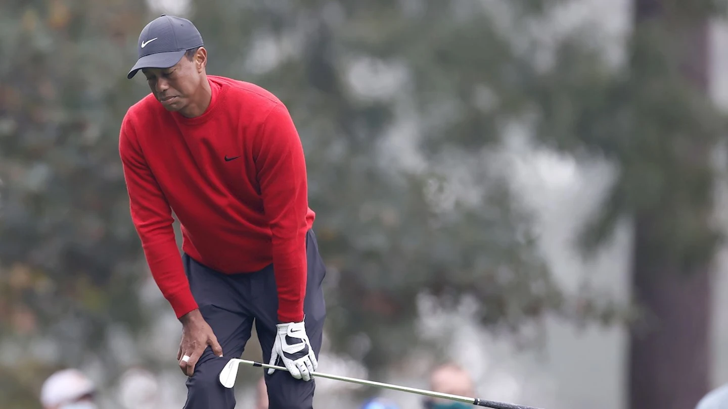 Tiger Woods, contrariado Tiger Woods, contrariado