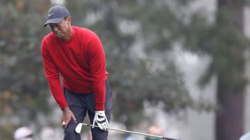 Tiger Woods, contrariado