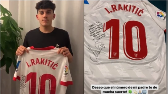 José Antonio Reyes agradece a Rakitic su emotivo regalo José Antonio Reyes agradece a Rakitic su emotivo regalo