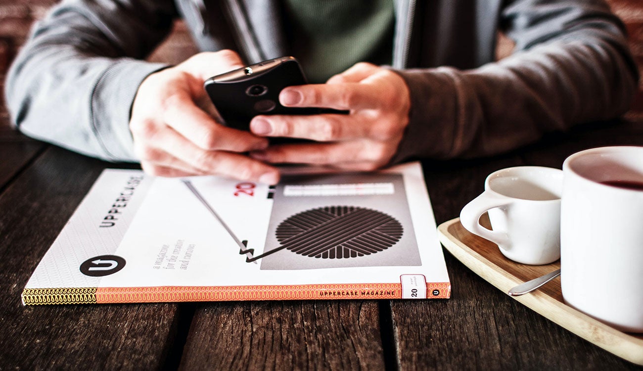 Utilizando un smartphone