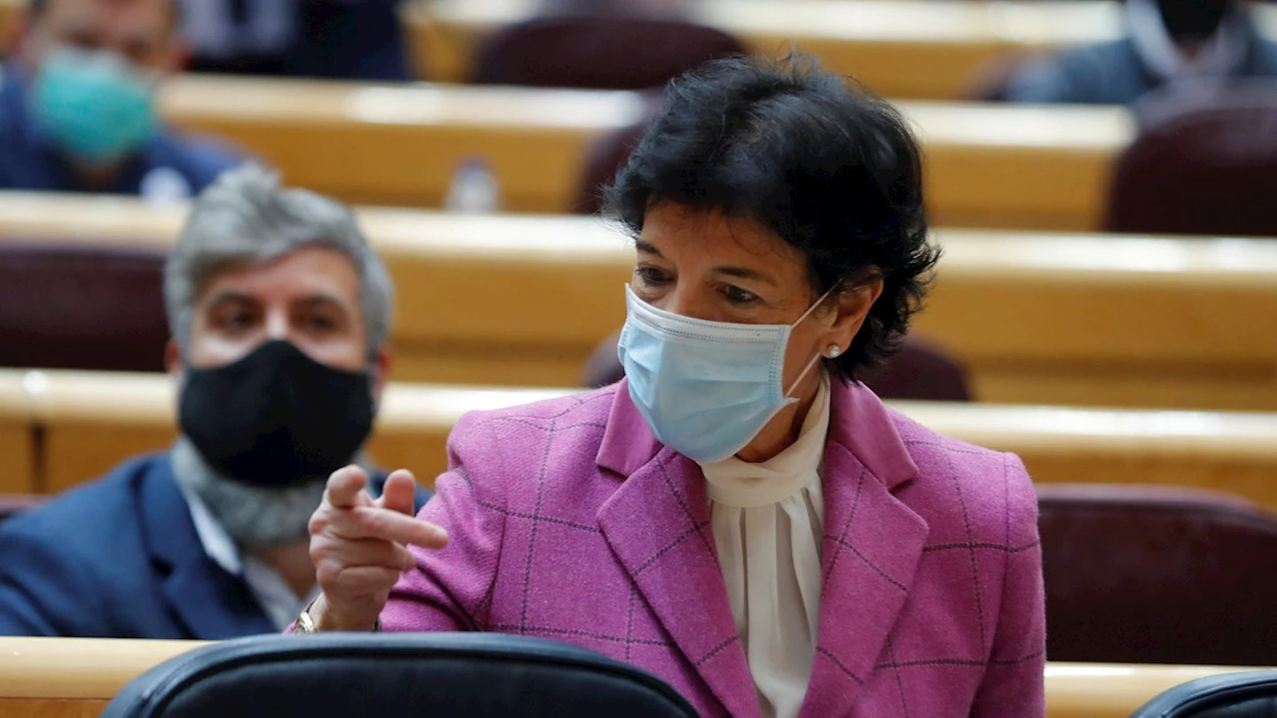 La ministra de Educación, Isabel Celaá, en el Senado La ministra de Educación, Isabel Celaá, en el Senado