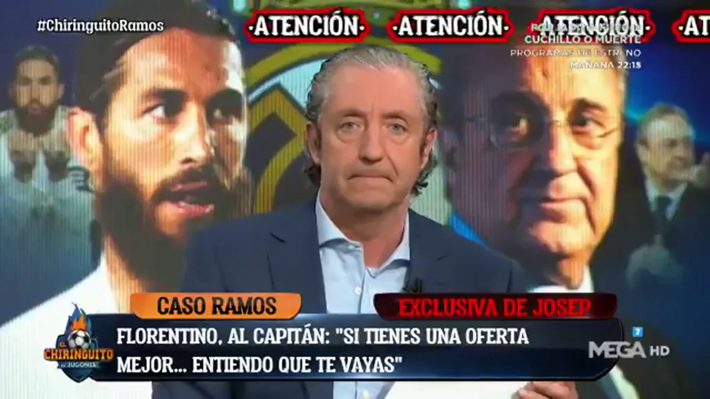 Exclusiva de Pedrerol: así fue la conversación entre Florentino Pérez y Sergio Ramos Exclusiva de Pedrerol: así fue la conversación entre Florentino Pérez y Sergio Ramos