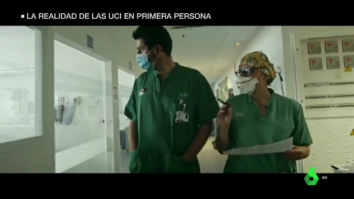 Dos médicos de UCI en el documental