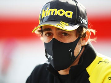 Fernando Alonso en el GP de Imola