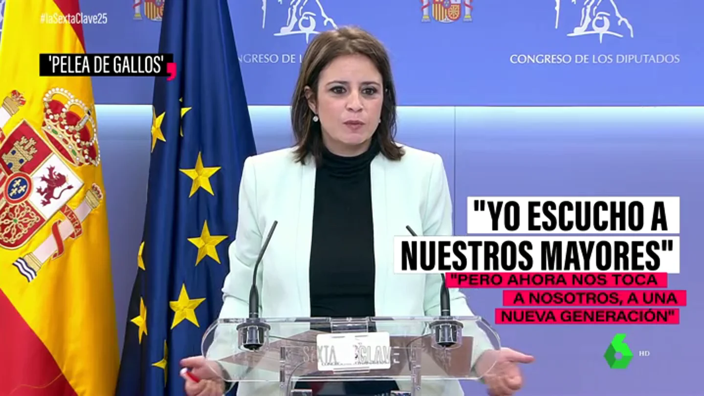 'Pelea de gallos' dentro del PSOE por el apoyo de Bildu: "Siempre escucho a nuestros mayores, pero ahora nos toca a nosotros" 'Pelea de gallos' dentro del PSOE por el apoyo de Bildu: "Siempre escucho a nuestros mayores, pero ahora nos toca a nosotros"