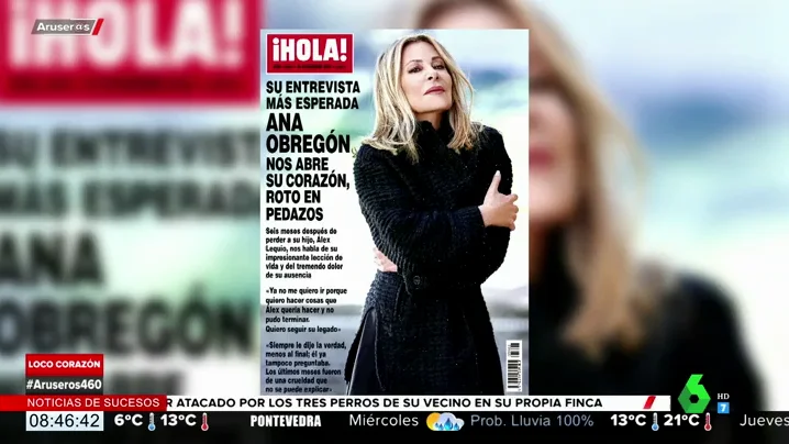 Ana Obregón da su primera entrevista tras la muerte de su hijo: "Ya no me quiero ir, quiero hacer lo que Álex no pudo terminar"