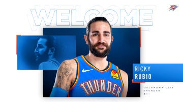 Ricky Rubio, nuevo base de los Thunder