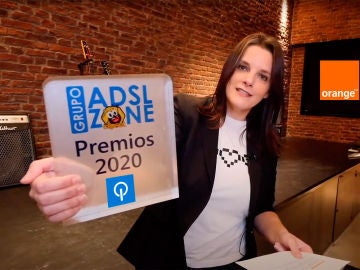 Carolina Denia en la entrega de premios