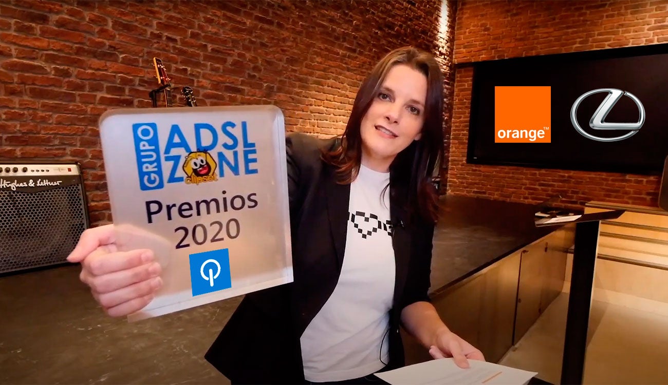 Carolina Denia en la entrega de premios