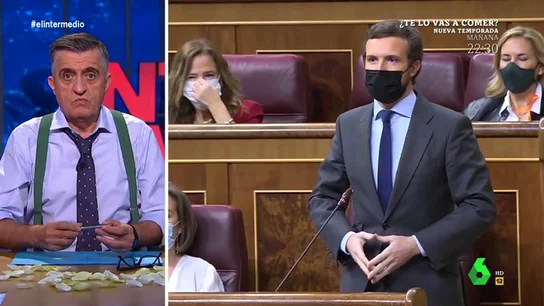 El dardo de Wyoming a Casado: "Sánchez, cómo se le ocurre compararle con Trump, que ha llegado a presidente" El dardo de Wyoming a Casado: "Sánchez, cómo se le ocurre compararle con Trump, que ha llegado a presidente"