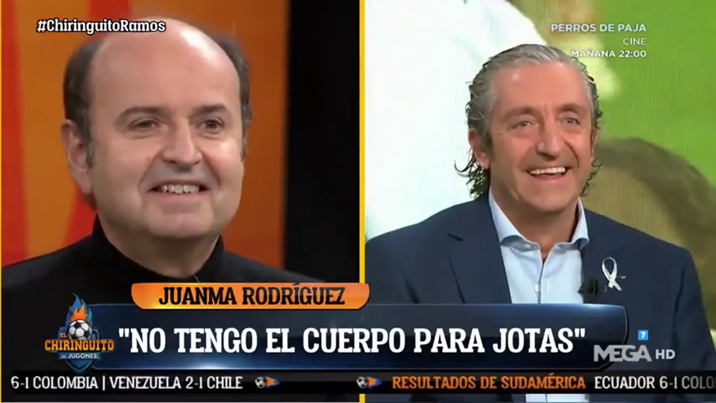 El mote de Juanma Rodríguez a Pedrerol con el que Josep alucinó: "Su 'Pedreroleza'" El mote de Juanma Rodríguez a Pedrerol con el que Josep alucinó: "Su 'Pedreroleza'"