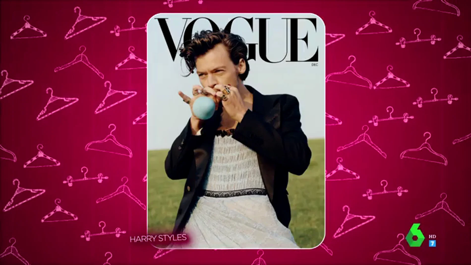 Harry Styles posa para Vogue