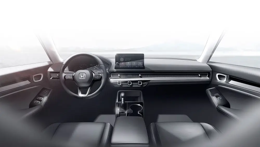 El interior del nuevo Civic recuerda bastante al del Honda e