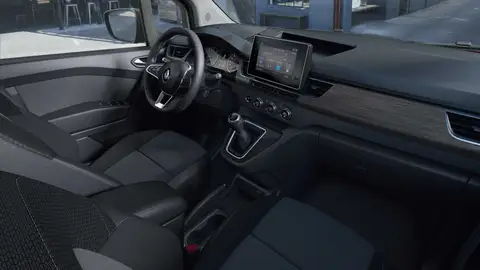 En el interior también se puede apreciar un diseño mucho más maduro del que veíamos en las generaciones anteriores Renault Kangoo