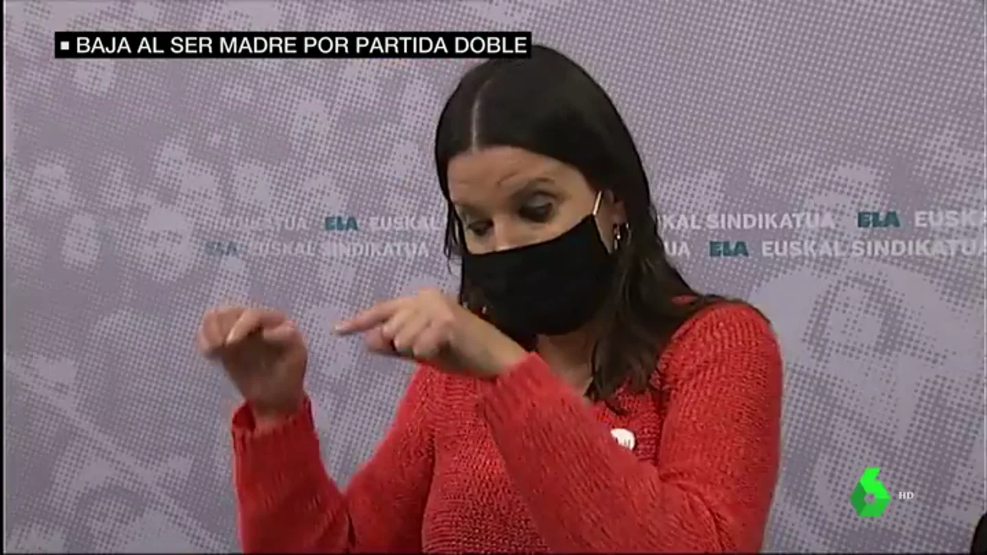 Zuriñe, madre de una familia monomarental Zuriñe, madre de una familia monomarental