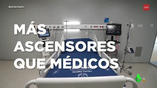 El otro vídeo con el que Madrid 'promociona' el hospital de pandemias: "La calidad es de un hotel de lujo porque ha costado lo mismo" El otro vídeo con el que Madrid 'promociona' el hospital de pandemias: "La calidad es de un hotel de lujo porque ha costado lo mismo"
