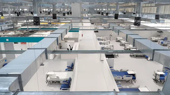 Interior de Hospital Isabel Zendal Interior de Hospital Isabel Zendal