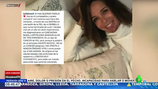Lydia Bosch habla por primera vez tras anunciar que padece cáncer de piel Lydia Bosch habla por primera vez tras anunciar que padece cáncer de piel