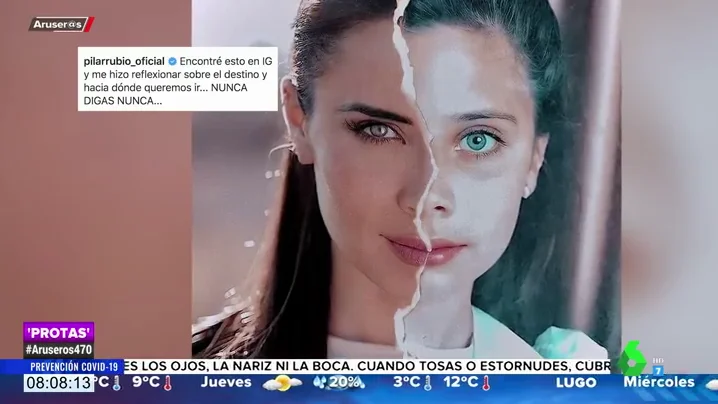 El montaje de Pilar Rubio que le ha hecho reflexionar en redes sociales