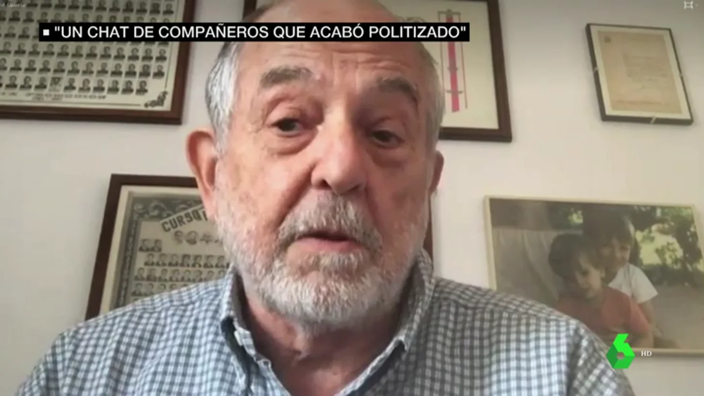 Un exmiembro del chat de altos mandos retirados Un exmiembro del chat de altos mandos retirados