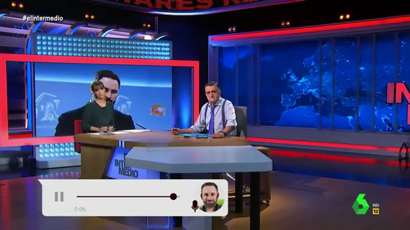 Wyoming manda un mensaje a Abascal tras escuchar su audio en el chat de exaltos mandos del Ejército que hablan de "fusilamientos" Wyoming manda un mensaje a Abascal tras escuchar su audio en el chat de exaltos mandos del Ejército que hablan de "fusilamientos"