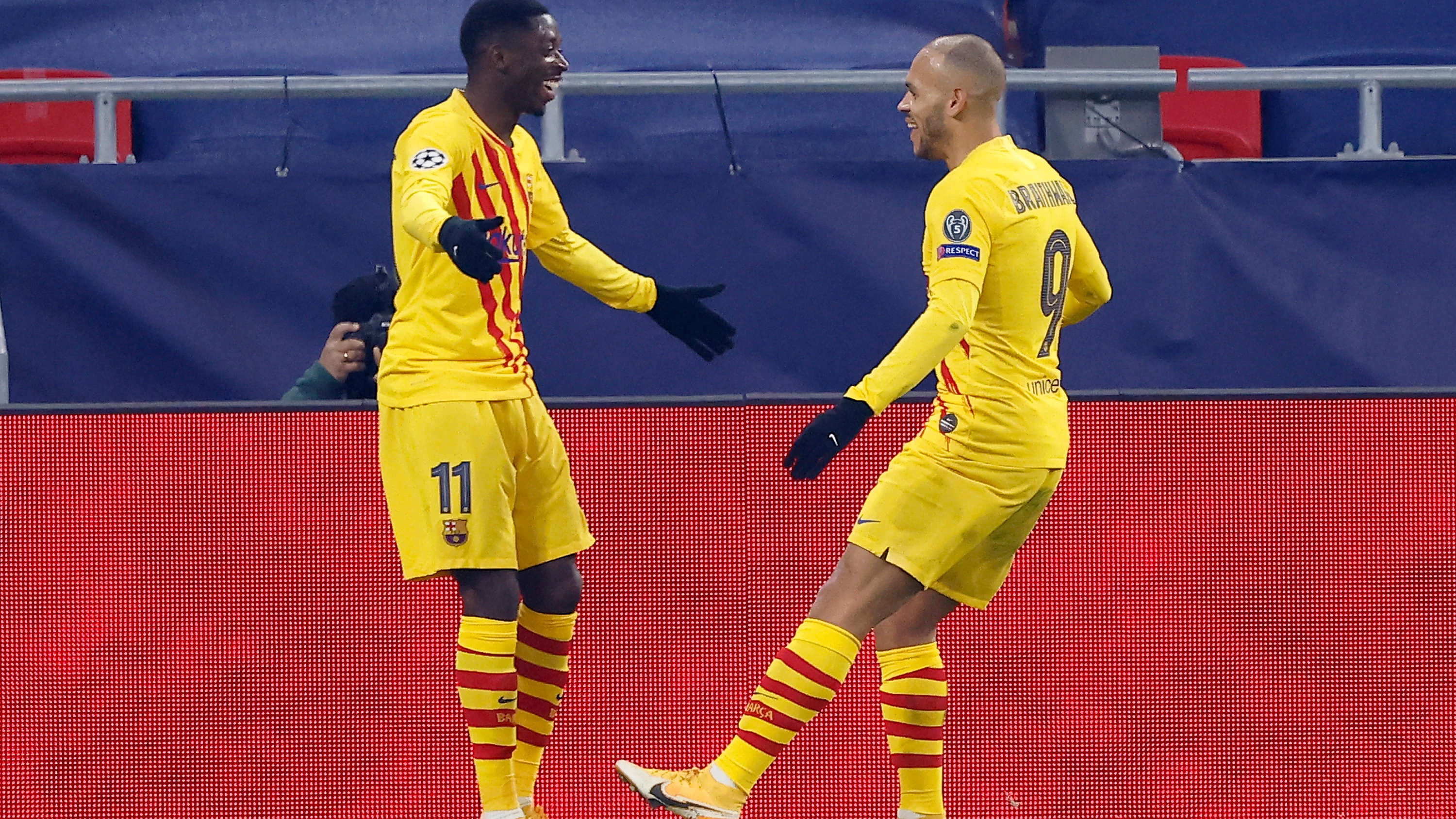 Dembélé y Braithwaite