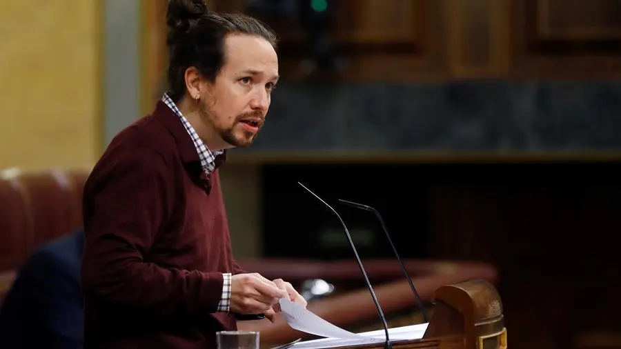 El líder de Podemos y candidato a la Comunidad de Madrid, Pablo Iglesias