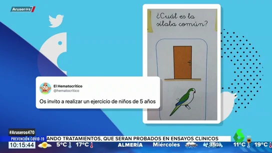 El ejercicio planteado a niños de cinco años que trae de cabeza a Twitter El ejercicio planteado a niños de cinco años que trae de cabeza a Twitter