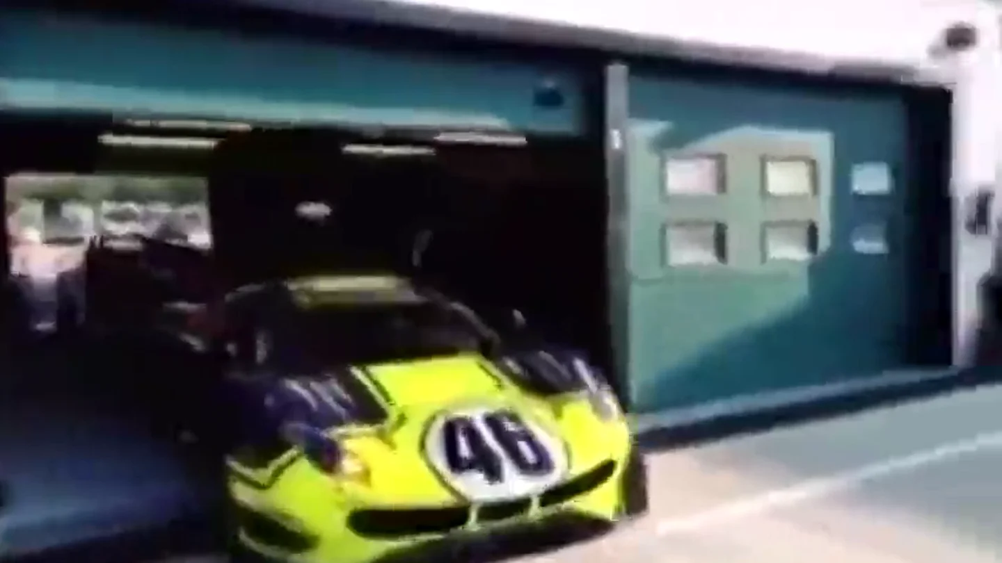 Valentino Rossi ya piensa en Ferrari para las 12 Horas de Baréin Valentino Rossi ya piensa en Ferrari para las 12 Horas de Baréin