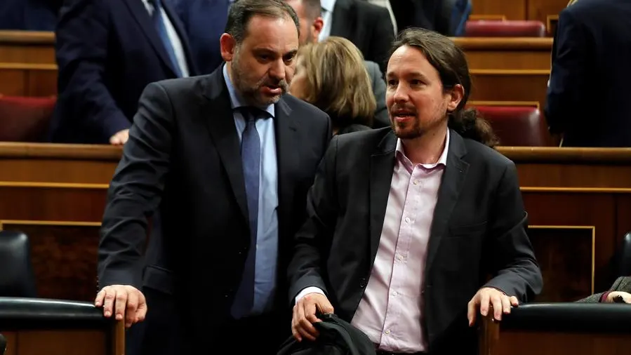 Imagen de archivo de Pablo Iglesias y José Luis Ábalos