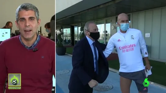 La conversación entre Florentino Pérez y Zidane La conversación entre Florentino Pérez y Zidane