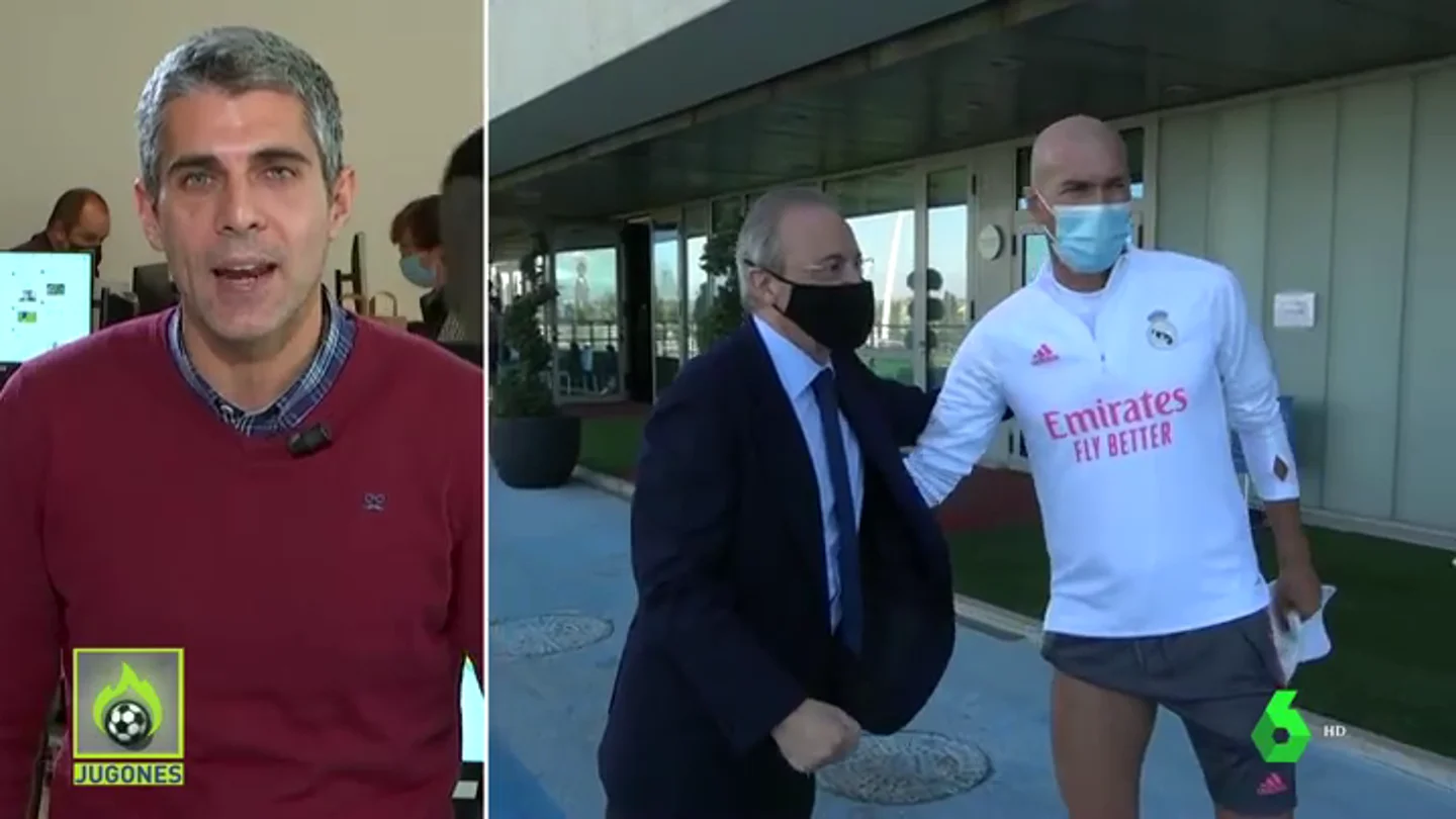 La conversación entre Florentino Pérez y Zidane La conversación entre Florentino Pérez y Zidane